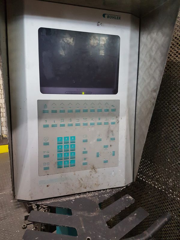 Máquina de fundición a presión de cámara fría Bühler SC D 53 KK1628, usada